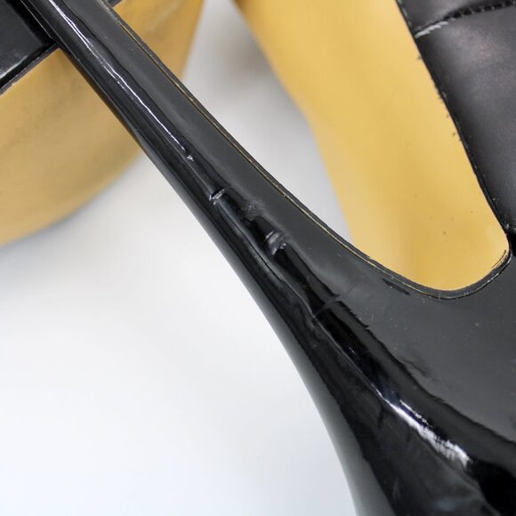 Only Maker High Heels Leopard Peep Toe Platform Slingbacks Shoes EU 36 - Picture 2 of 9